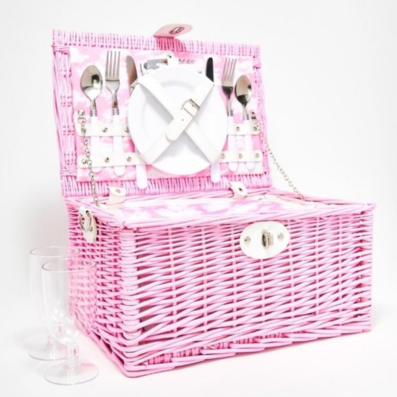 Dolls Kill Accessories - Rare Dolls Kill Pink Sugar Thrillz Sugar N' Spice Picnic Basket